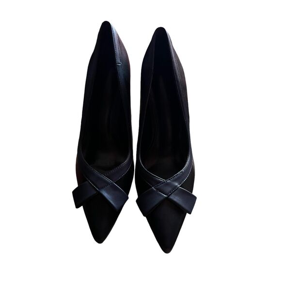 Coutgo Womens Bow Knot Pointed Toe Pumps High Heels. - Picture 2 of 8